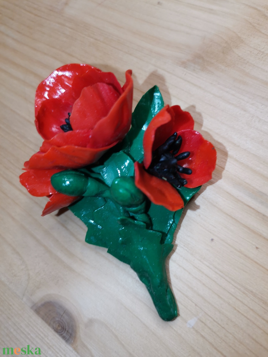 Bross. Mákvirág. Csokor polimer agyag - ékszer - kitűző és bross - ruha & cipőklipsz - Meska.hu Bross. Mákvirág. Csokor polimer agyag - ékszer - kitűző és bross - ruha & cipőklipsz - Meska.hu