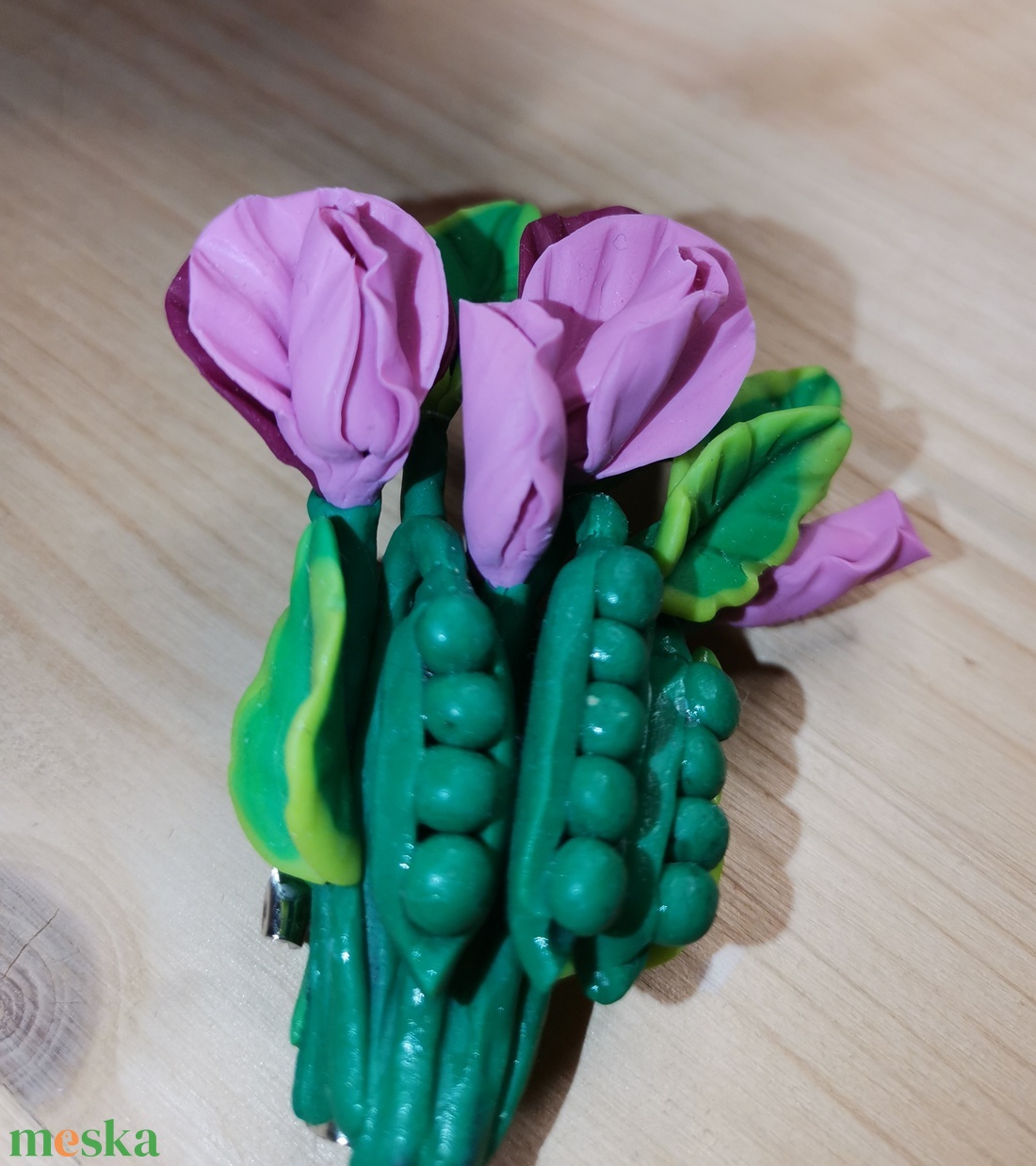 Bross csokor borsó - ékszer - kitűző és bross - kitűző - Meska.hu Bross csokor borsó - ékszer - kitűző és bross - kitűző - Meska.hu
