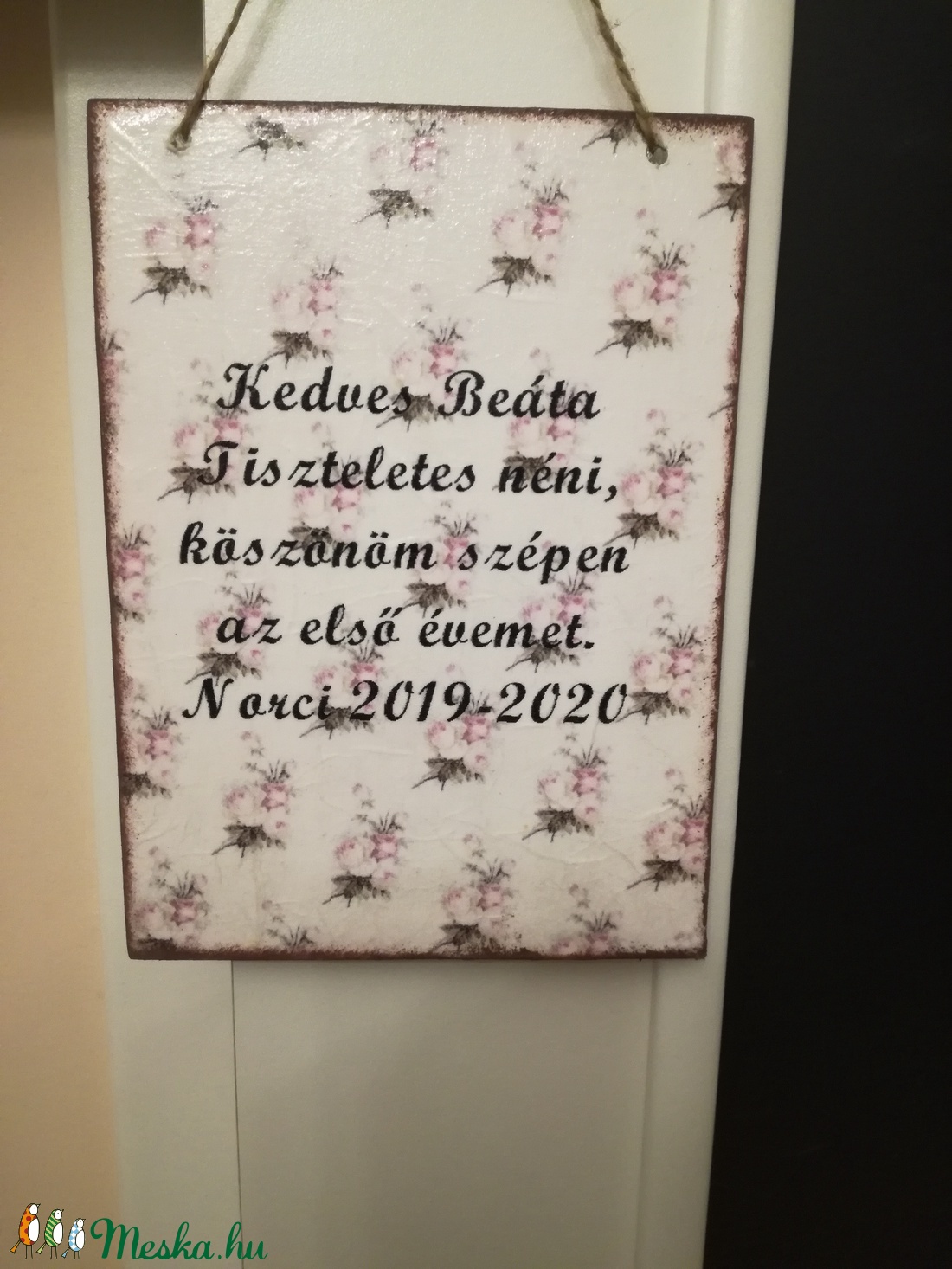 Pedagógus tábla, 4 db -  - Meska.hu