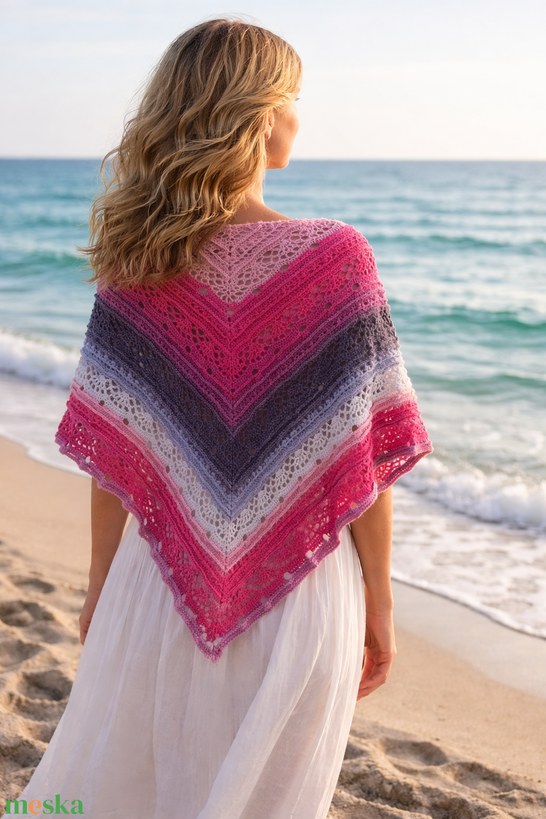 Erdei gyümölcs ���� horgolt vállkendő - ruha & divat - sál, sapka, kendő - vállkendő - Meska.hu