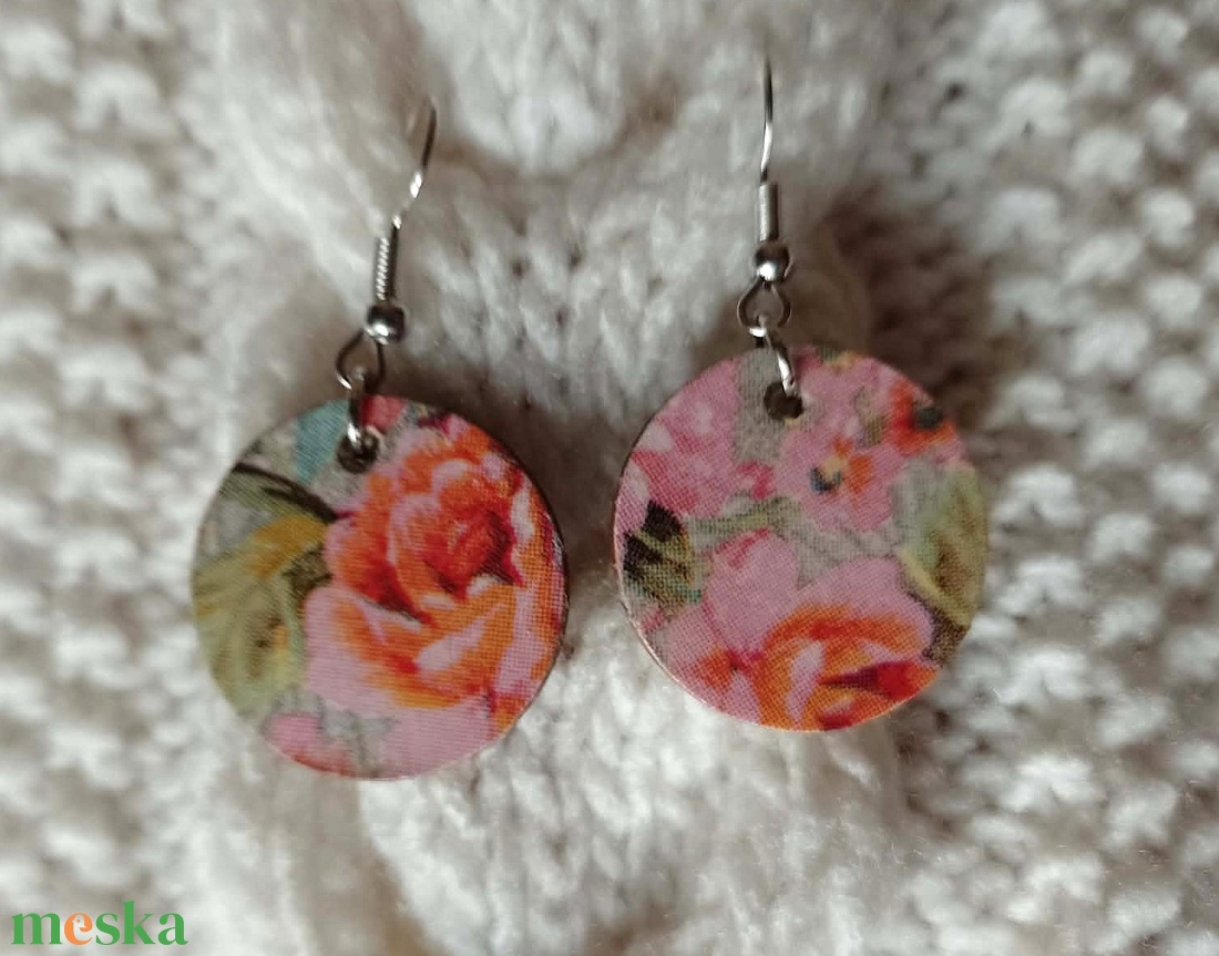 Romantikus sáltű + fülbevaló szett - ékszer - ékszerszett - Meska.hu