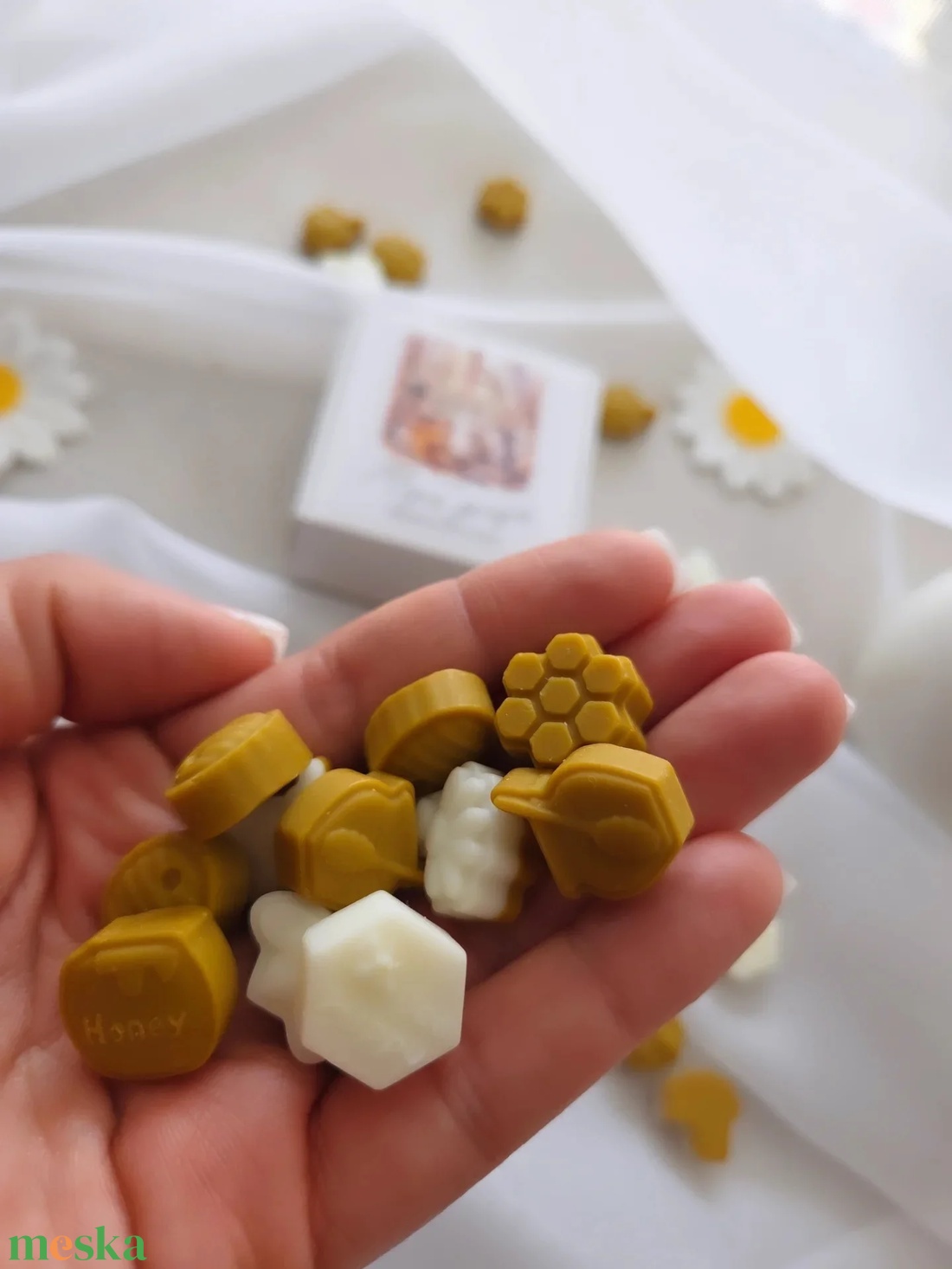 Tej és méz illatú illatviasz  - otthon & életmód - gyertya, illat, aroma - illatviasz - Meska.hu