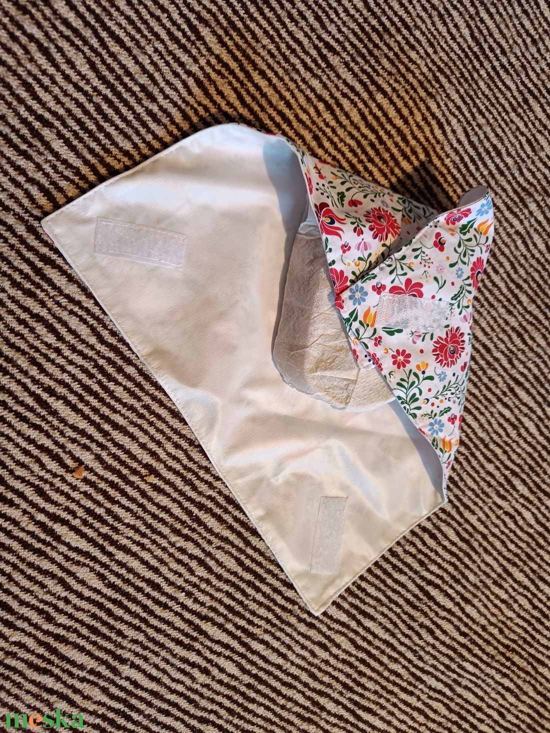 Kalocsai mintás nagy újraszalvéta - otthon & életmód - konyhafelszerelés, tálalás - konyhai textil - szalvéta - Meska.hu