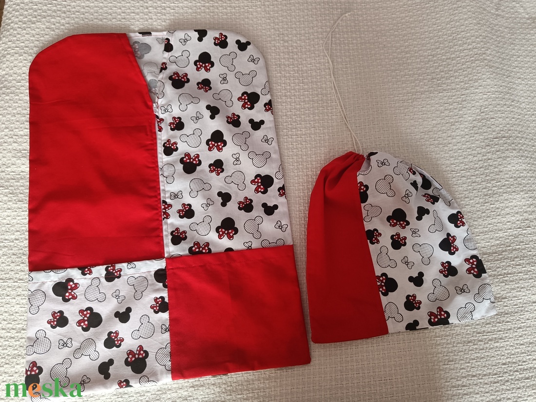 Egérfejes ovis zsák szett  - játék & sport - ovis felszerelés - ovis zsák - Meska.hu