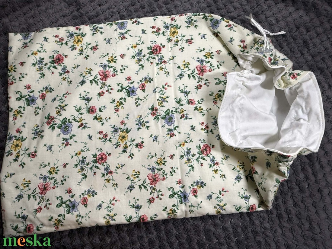 Virágmintás kenyérzsák szett - otthon & életmód - konyhafelszerelés, tálalás - konyhai tárolás - kenyértartó - Meska.hu