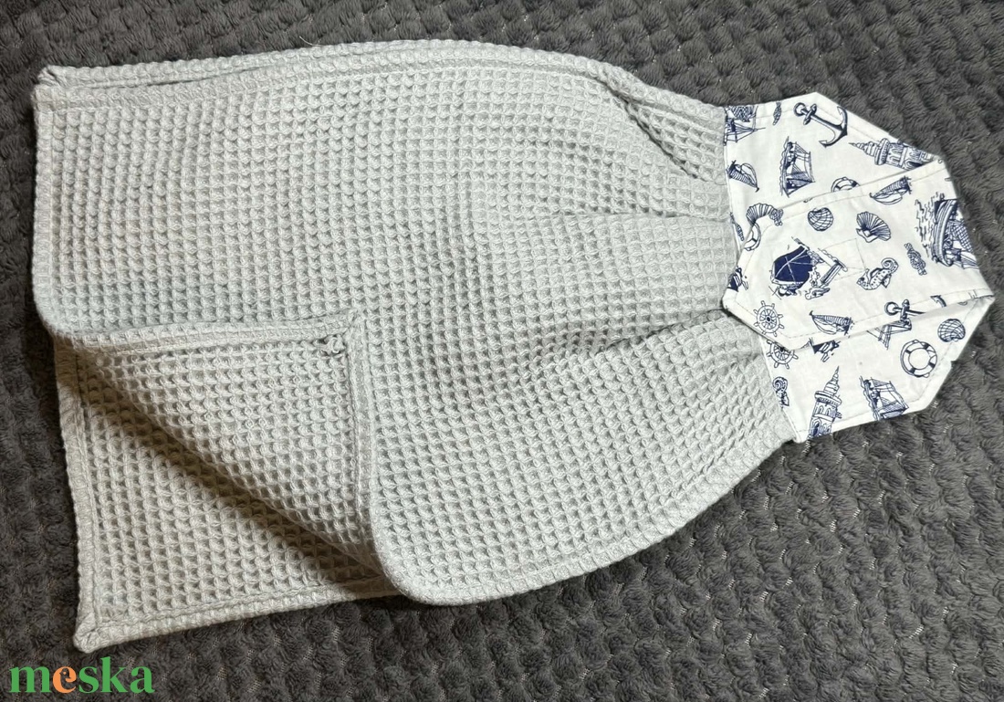 Tengerész mintás kenyérzsák szett - táska & tok - bevásárlás & shopper táska - kenyeres zsák - Meska.hu