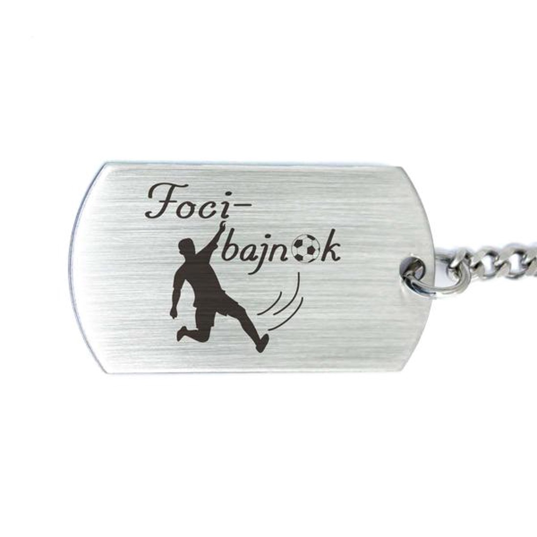 Foci Bajnok acél szögletes medál kulcstartó - táska & tok - kulcstartó & táskadísz - kulcstartó - Meska.hu Foci Bajnok acél szögletes medál kulcstartó - táska & tok - kulcstartó & táskadísz - kulcstartó - Meska.hu