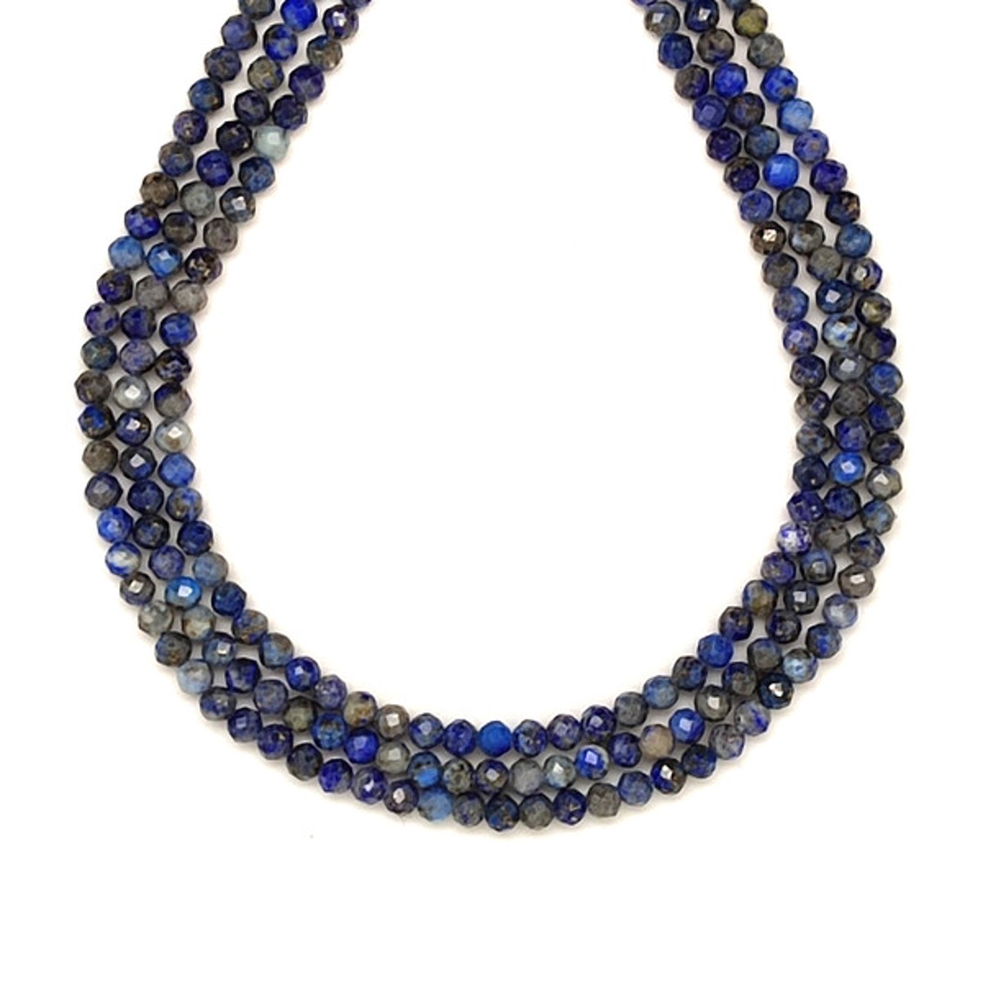 Lapis lazuli fazettált golyó 3 mm, 38 cm � ásványfüzér, ékszer alapanyag - kellékek & szerszámok - ásvány alapanyag - ásványfüzér - Meska.hu