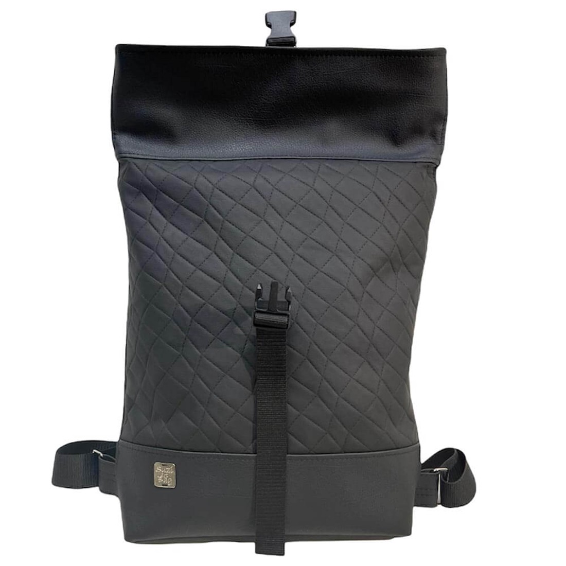 SuziartBag Fekete steppelt férfi hátizsák - táska & tok - kézitáska & válltáska - válltáska - Meska.hu SuziartBag Fekete steppelt férfi hátizsák - táska & tok - kézitáska & válltáska - válltáska - Meska.hu