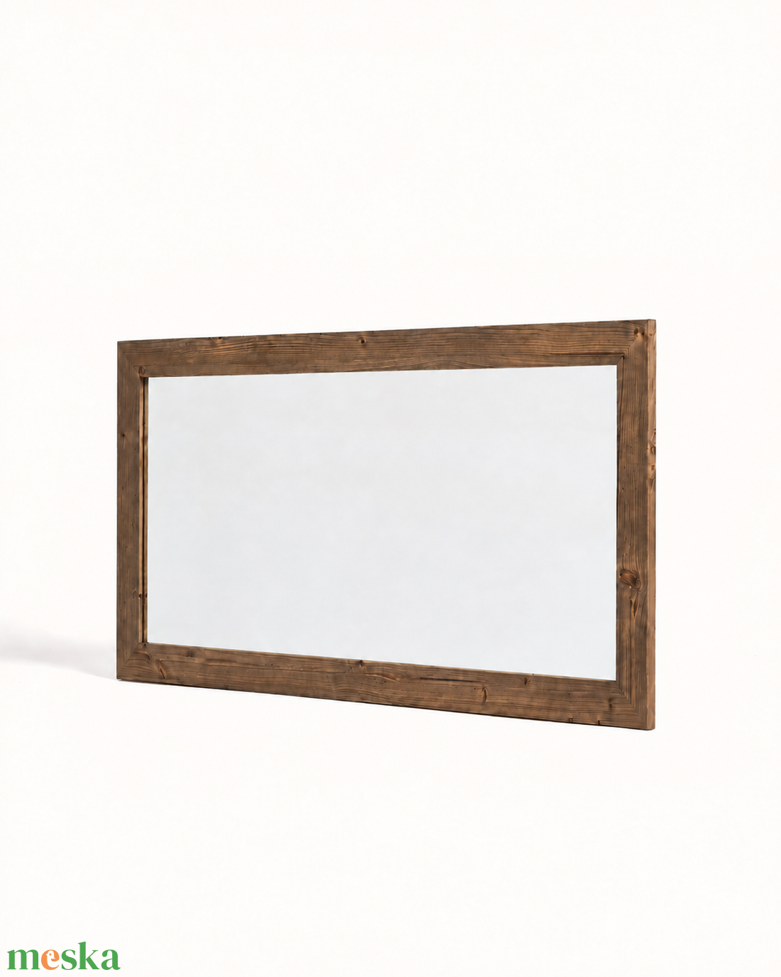 Rusztikus fakeretes falitükör � dió, olíva, natúr vagy fehér � 70�140 cm - otthon & életmód - dekoráció - tükör - Meska.hu