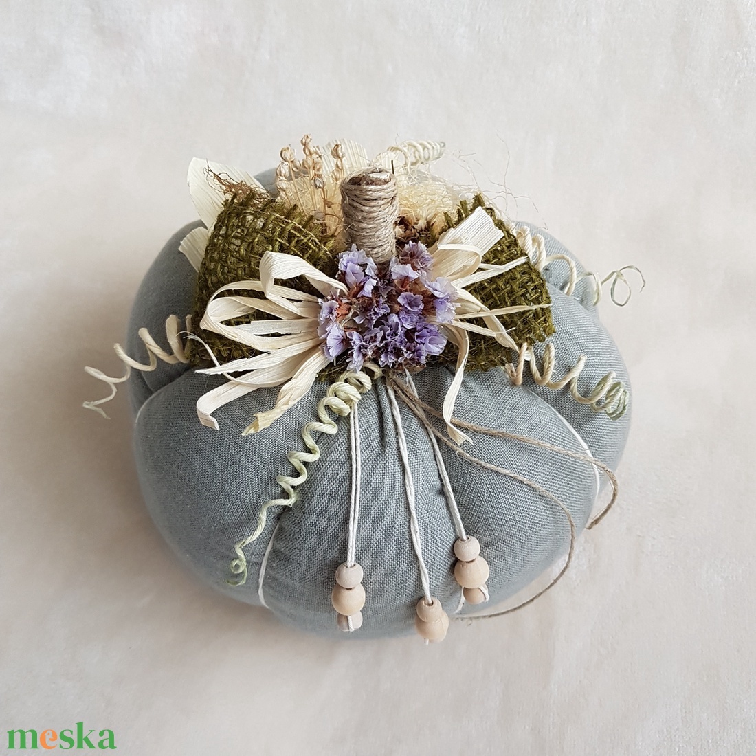 Textil tök, dísztök, asztali dekoráció - otthon & életmód - dekoráció - asztal és polc dekoráció - asztaldísz - Meska.hu