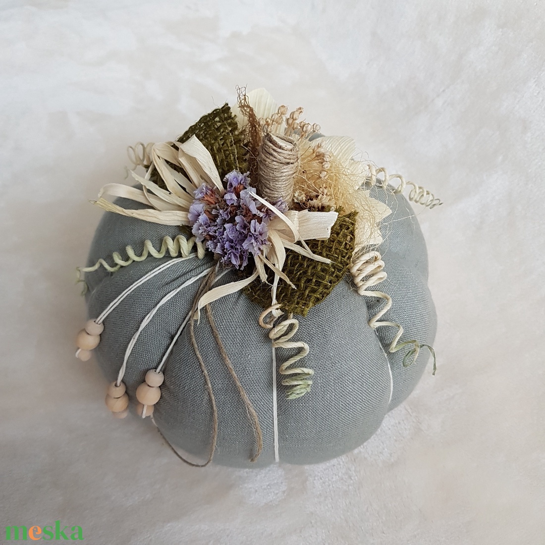 Textil tök, dísztök, asztali dekoráció - otthon & életmód - dekoráció - asztal és polc dekoráció - asztaldísz - Meska.hu