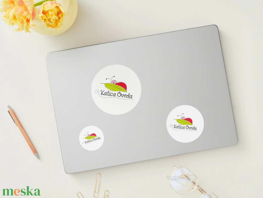 Eladó katicás matrica! - otthon & életmód - papír, írószer - matrica, matrica csomag - Meska.hu