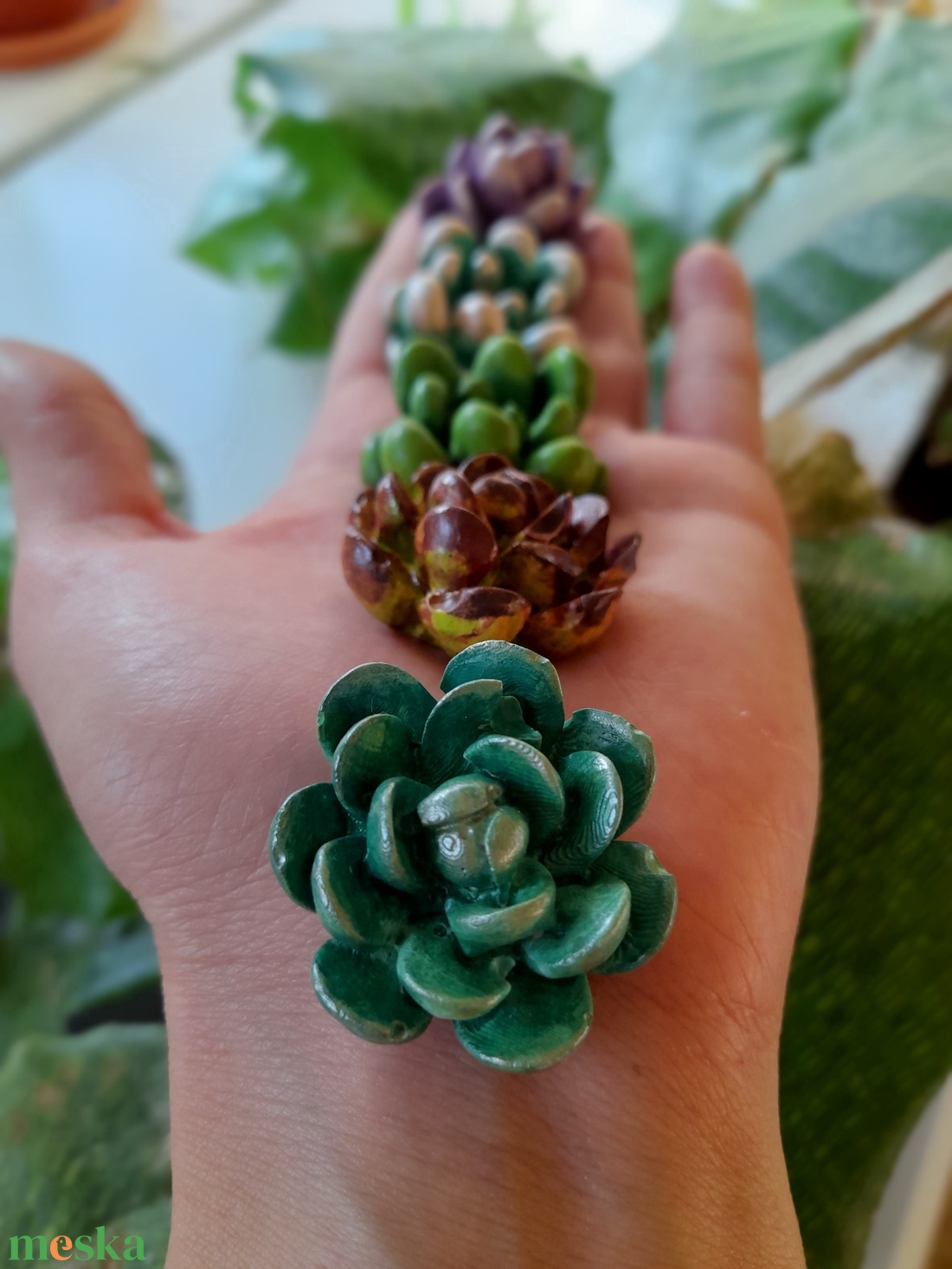 Szukkulens szett - otthon & életmód - dekoráció - dísztárgy - Meska.hu