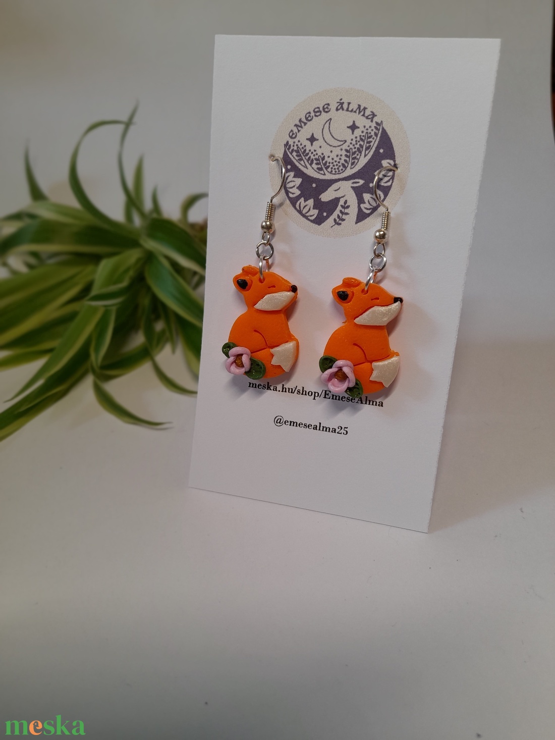 Rókavirág fülbi - ékszer - fülbevaló - fülékszer - Meska.hu