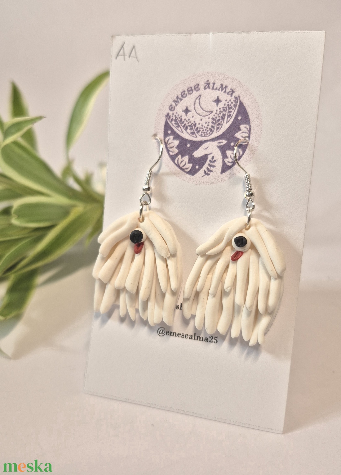 Komondor - ékszer - fülbevaló - fülékszer - Meska.hu