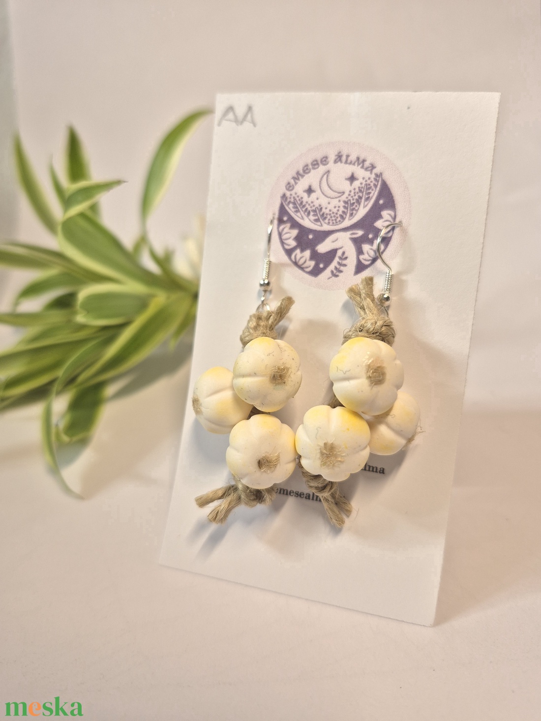 Fokhagyma  - ékszer - fülbevaló - fülékszer - Meska.hu