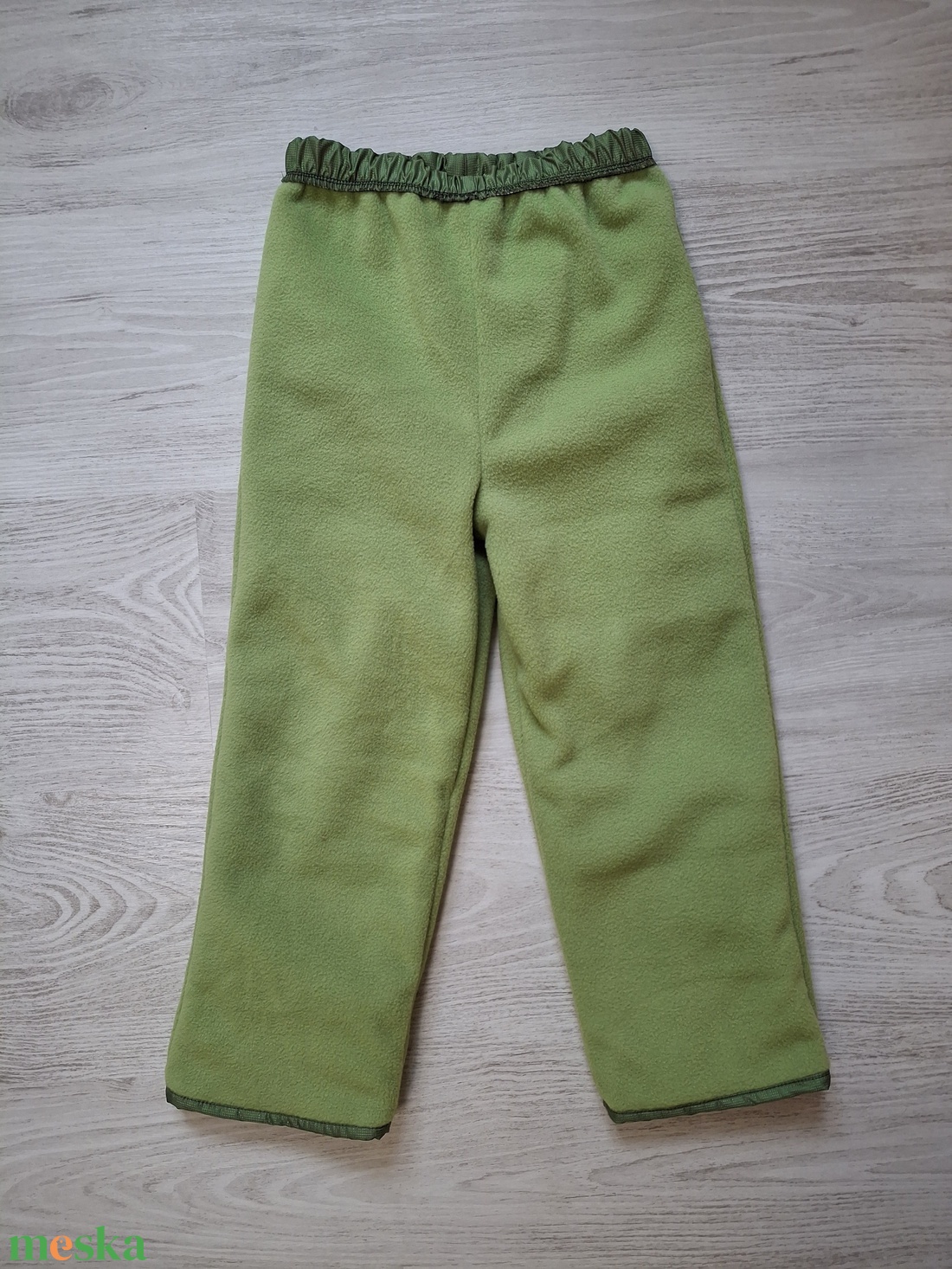 110-es zöld róka vízlepergetős polár bélelt nadrág  - ruha & divat - babaruha & gyerekruha - nadrág - Meska.hu