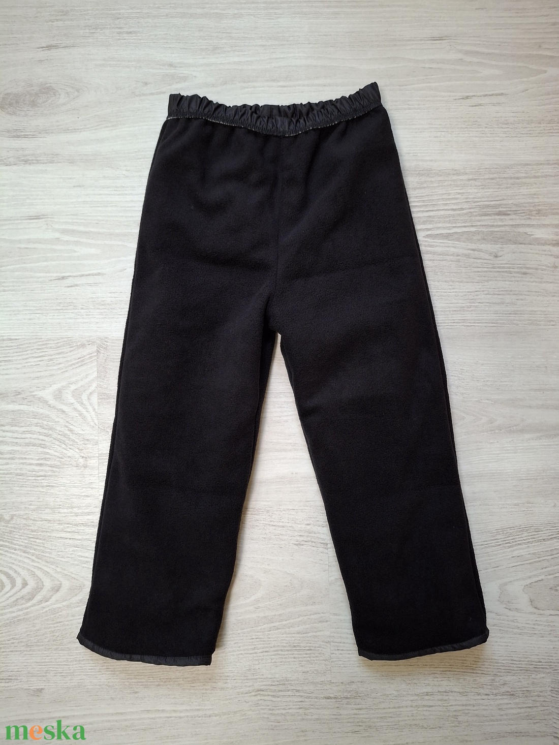   116-os fekete mozdony vízlepergetős polár bélelt nadrág - ruha & divat - babaruha & gyerekruha - nadrág - Meska.hu