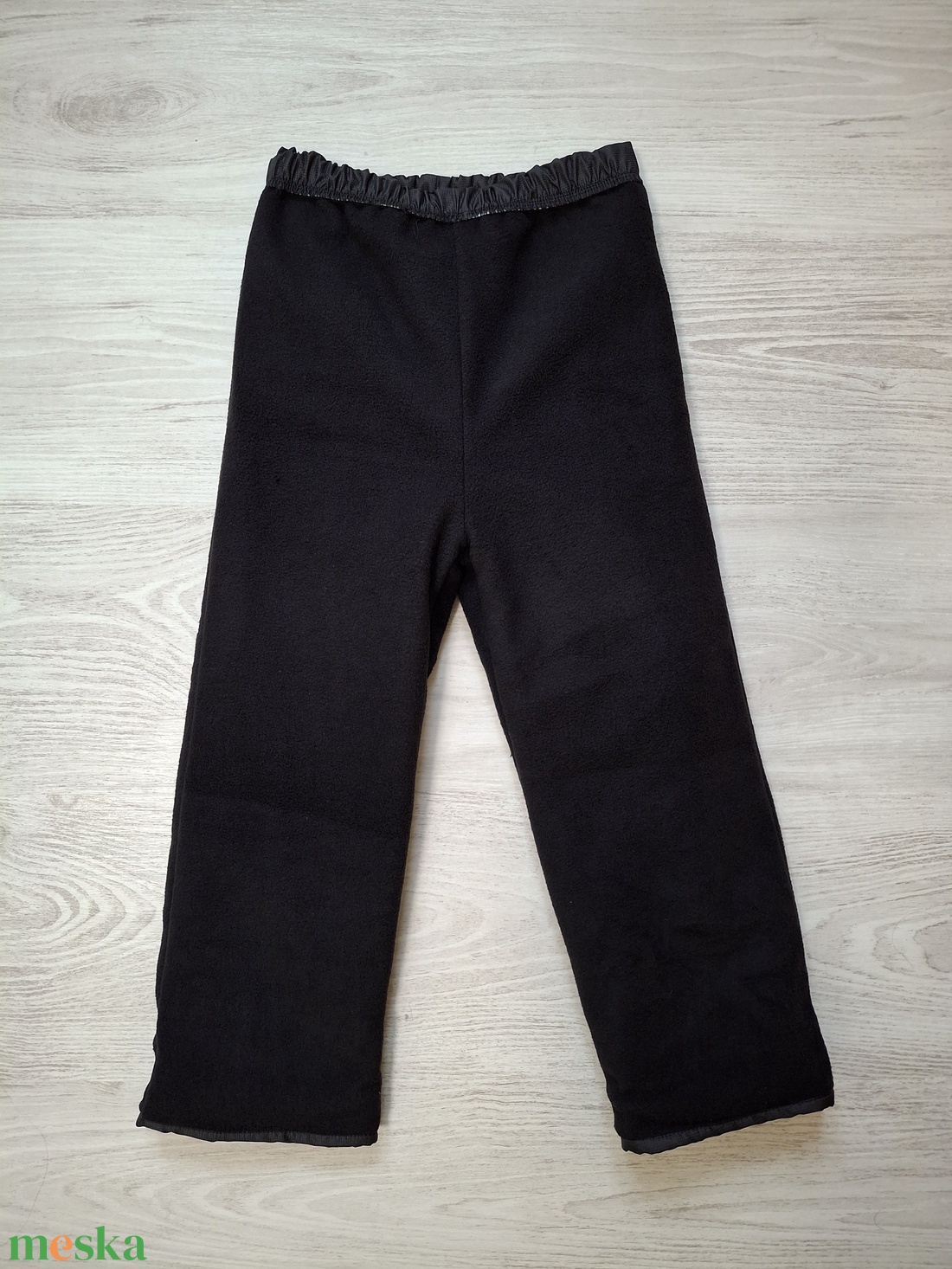   110-es fekete róka vízlepergetős polár bélelt nadrág - ruha & divat - babaruha & gyerekruha - nadrág - Meska.hu