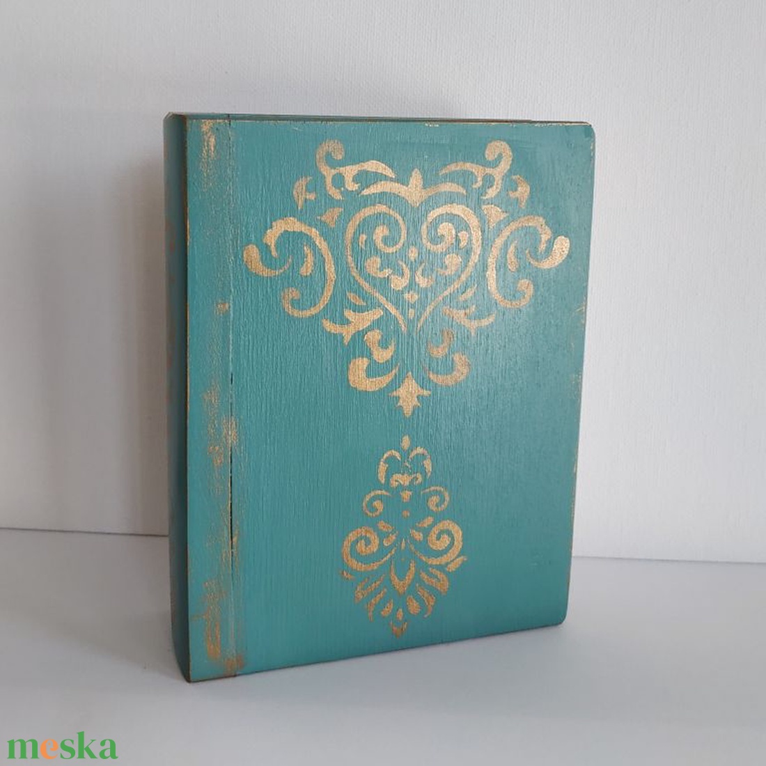 Titkok őre- könyv formájú doboz(vintage kék) - otthon & életmód - dekoráció - asztal és polc dekoráció - díszdoboz - Meska.hu Titkok őre- könyv formájú doboz(vintage kék) - otthon & életmód - dekoráció - asztal és polc dekoráció - díszdoboz - Meska.hu