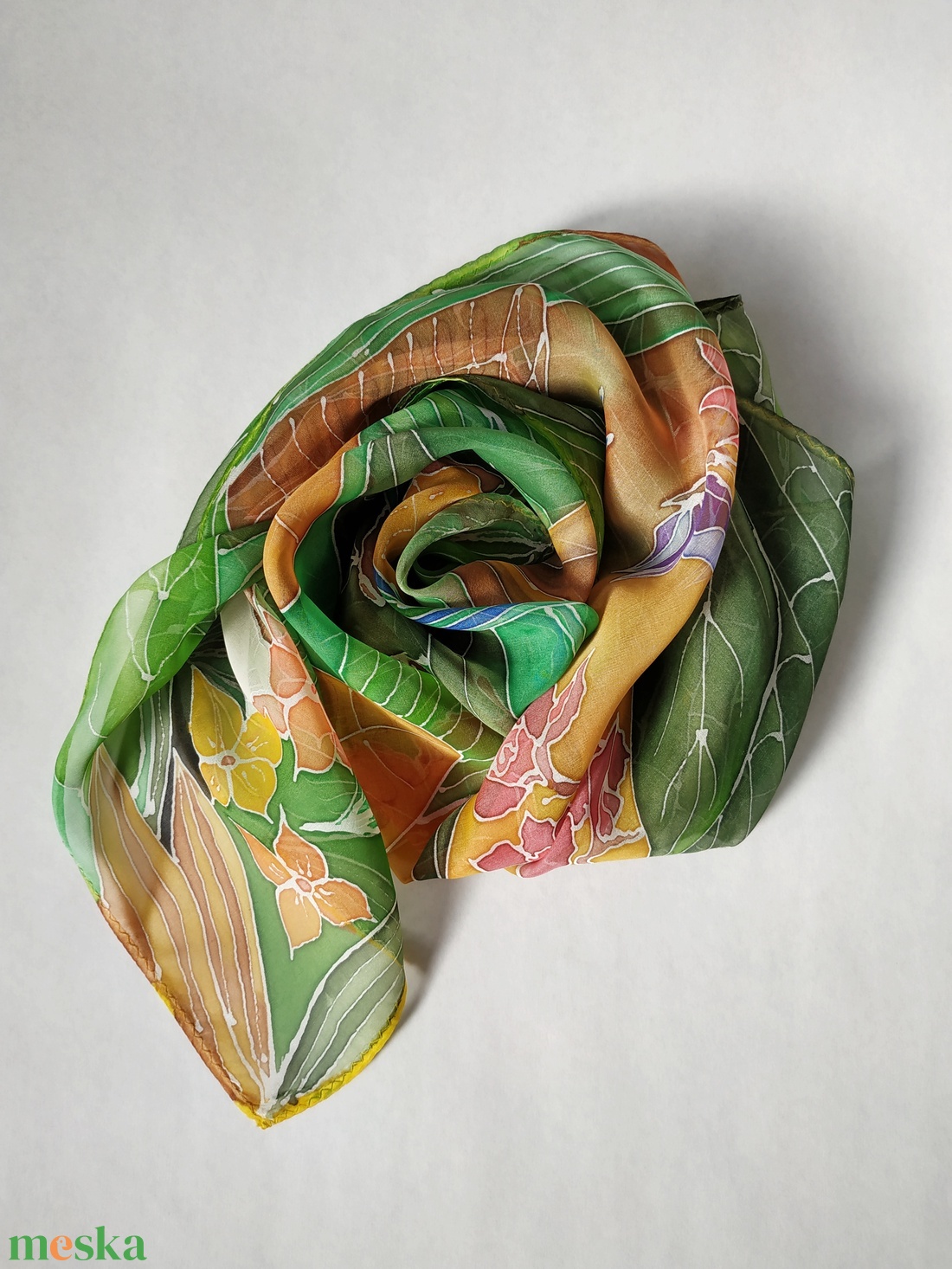 Selyemstóla- Tukán - ruha & divat - sál, sapka, kendő - stóla - Meska.hu