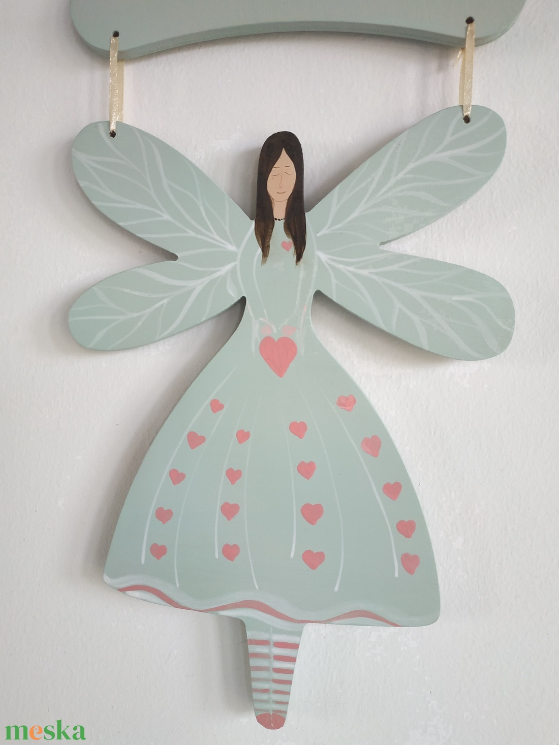 Esőfelhő tavasztündér - otthon & életmód - dekoráció - ajtó- és ablak dekoráció - ajtódísz & kopogtató - Meska.hu