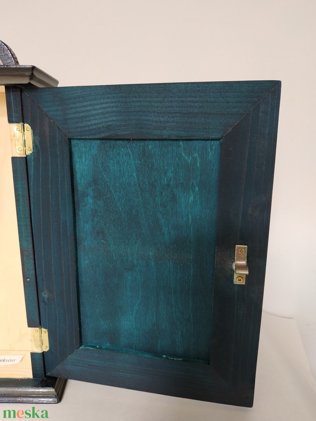 Kulcstartó szekrény- kézzel festett- Rétfalu - otthon & életmód - dekoráció - fali és függő dekoráció - fali kulcstartó - Meska.hu