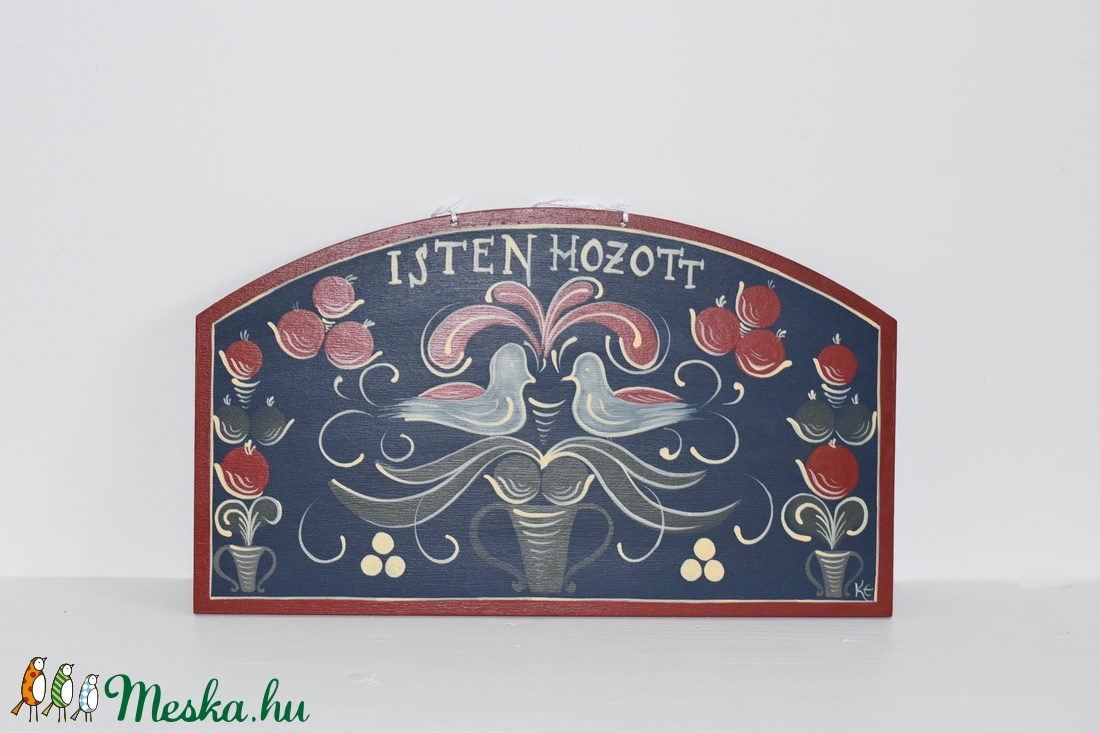 Isten hozott tábla- Galambos - otthon & életmód - dekoráció - ajtó- és ablak dekoráció - ajtódísz & kopogtató - Meska.hu