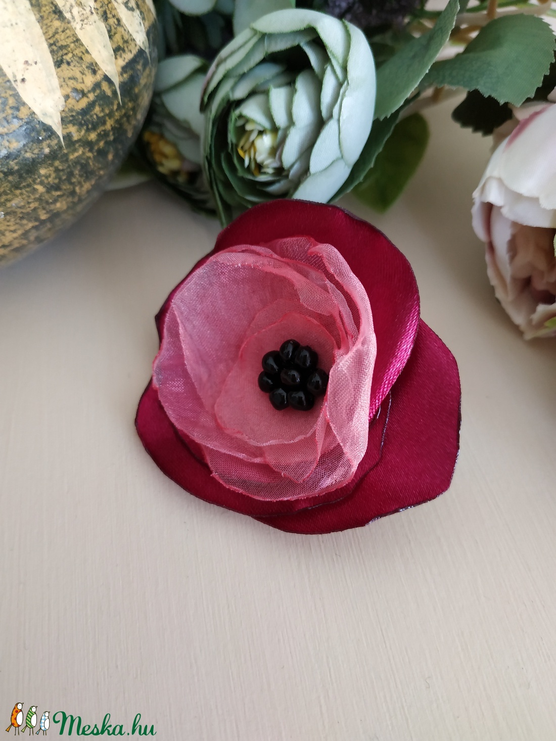 Szatén magenta fekete állítható gyűrű - ékszer - gyűrű - gyöngyös gyűrű - Meska.hu Szatén magenta fekete állítható gyűrű - ékszer - gyűrű - gyöngyös gyűrű - Meska.hu