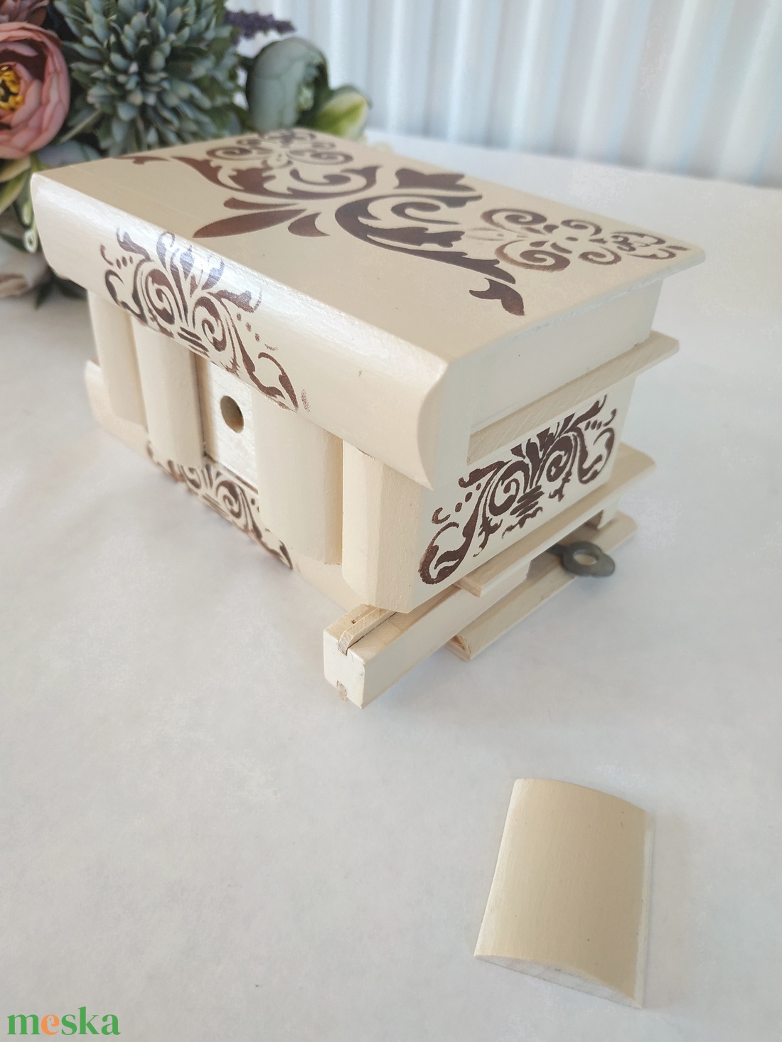 Puzzle doboz/ titkos doboz - Barna barokk - ékszer - ékszertartó - ékszerdoboz - Meska.hu Puzzle doboz/ titkos doboz - Barna barokk - ékszer - ékszertartó - ékszerdoboz - Meska.hu