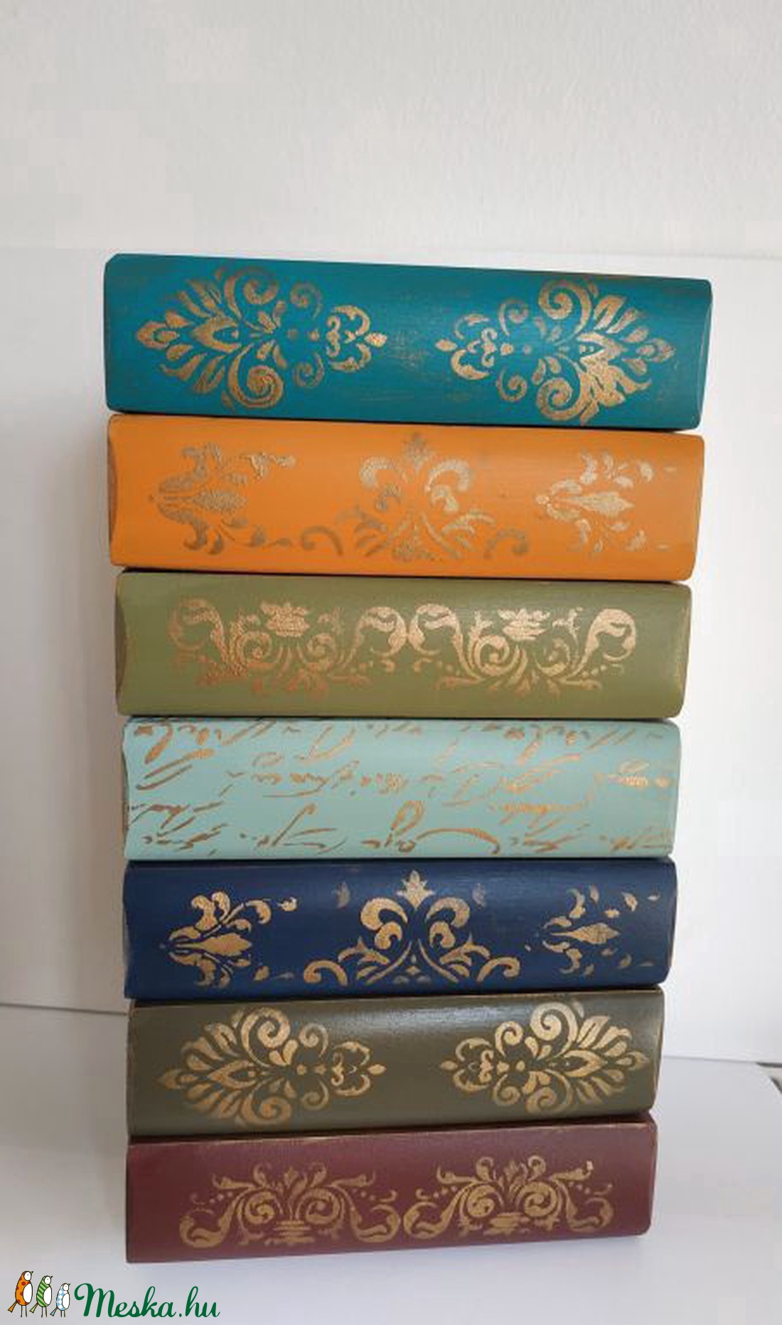 Titkok őre- könyv formájú doboz(olíva zöld) - otthon & életmód - dekoráció - asztal és polc dekoráció - díszdoboz - Meska.hu