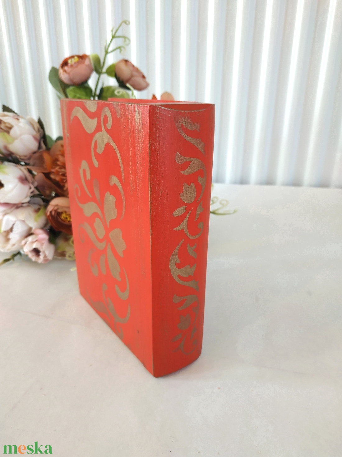 Titkok őre- könyv formájú puzzle doboz(piros-antik bronz tulipán) - otthon & életmód - dekoráció - asztal és polc dekoráció - díszdoboz - Meska.hu Titkok őre- könyv formájú puzzle doboz(piros-antik bronz tulipán) - otthon & életmód - dekoráció - asztal és polc dekoráció - díszdoboz - Meska.hu