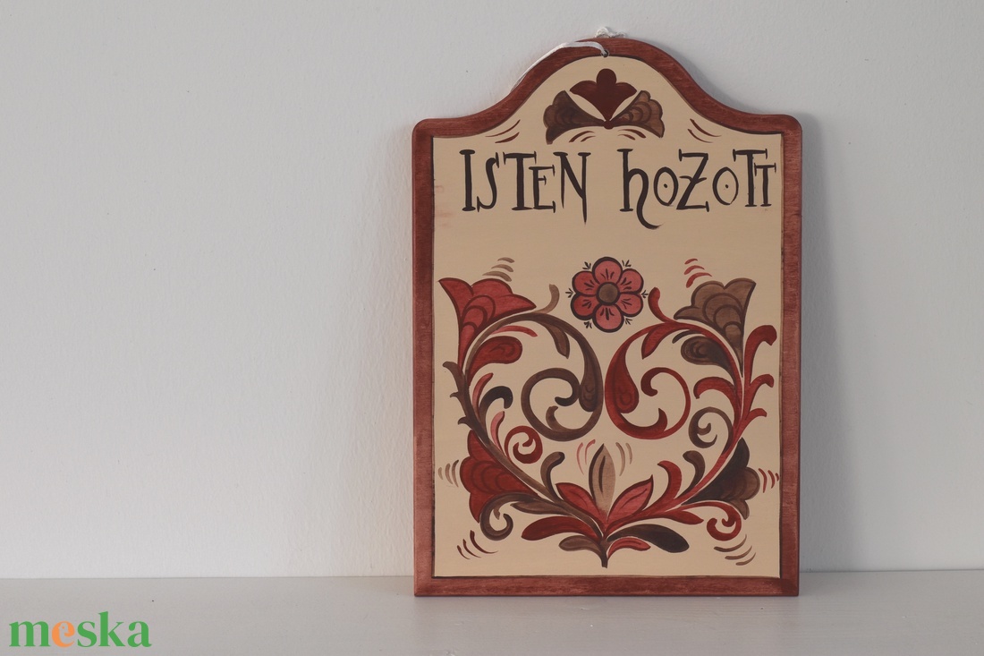 Isten hozott tábla - Megyaszó - otthon & életmód - dekoráció - kép & falikép - táblakép - Meska.hu