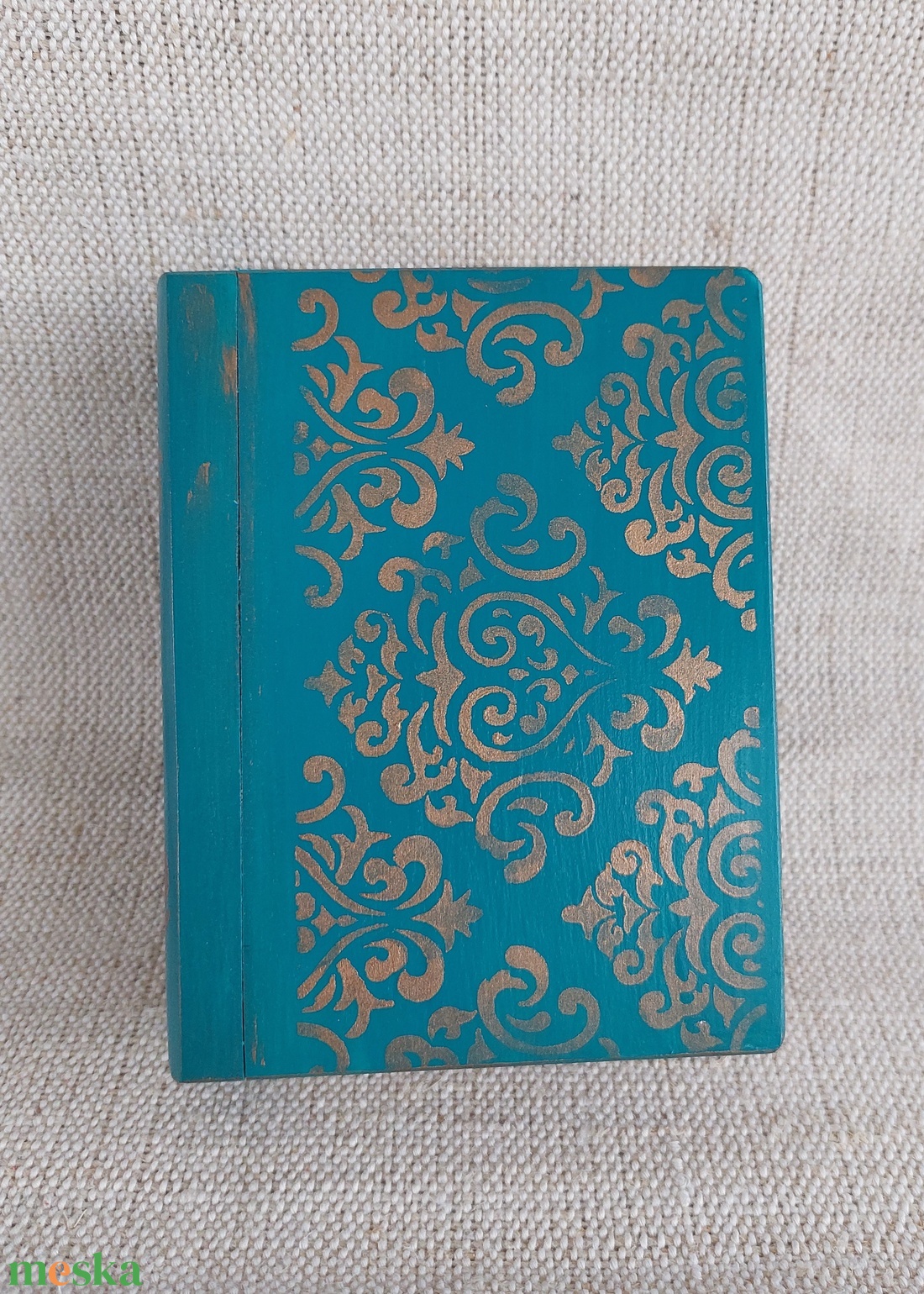 Titkok őre- könyv formájú puzzle doboz(azúr kék- bronz) - otthon & életmód - dekoráció - asztal és polc dekoráció - díszdoboz - Meska.hu Titkok őre- könyv formájú puzzle doboz(azúr kék- bronz) - otthon & életmód - dekoráció - asztal és polc dekoráció - díszdoboz - Meska.hu