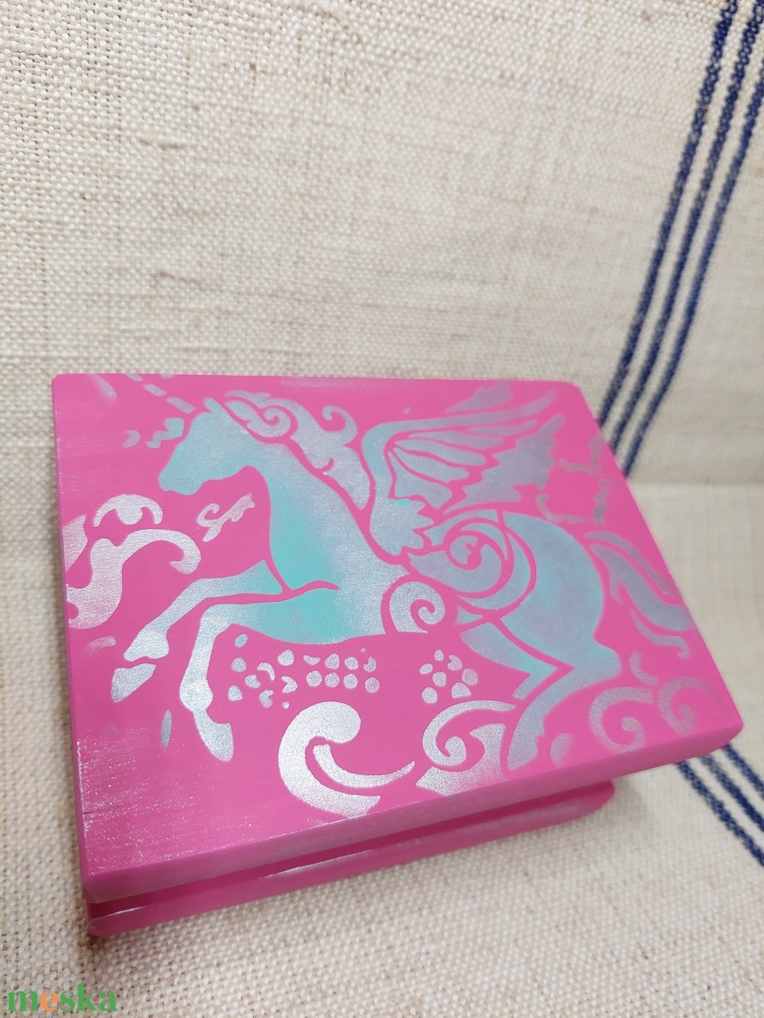Puzzle doboz/ varázs doboz - unikornis magenta - ékszer - ékszertartó - ékszerdoboz - Meska.hu Puzzle doboz/ varázs doboz - unikornis magenta - ékszer - ékszertartó - ékszerdoboz - Meska.hu