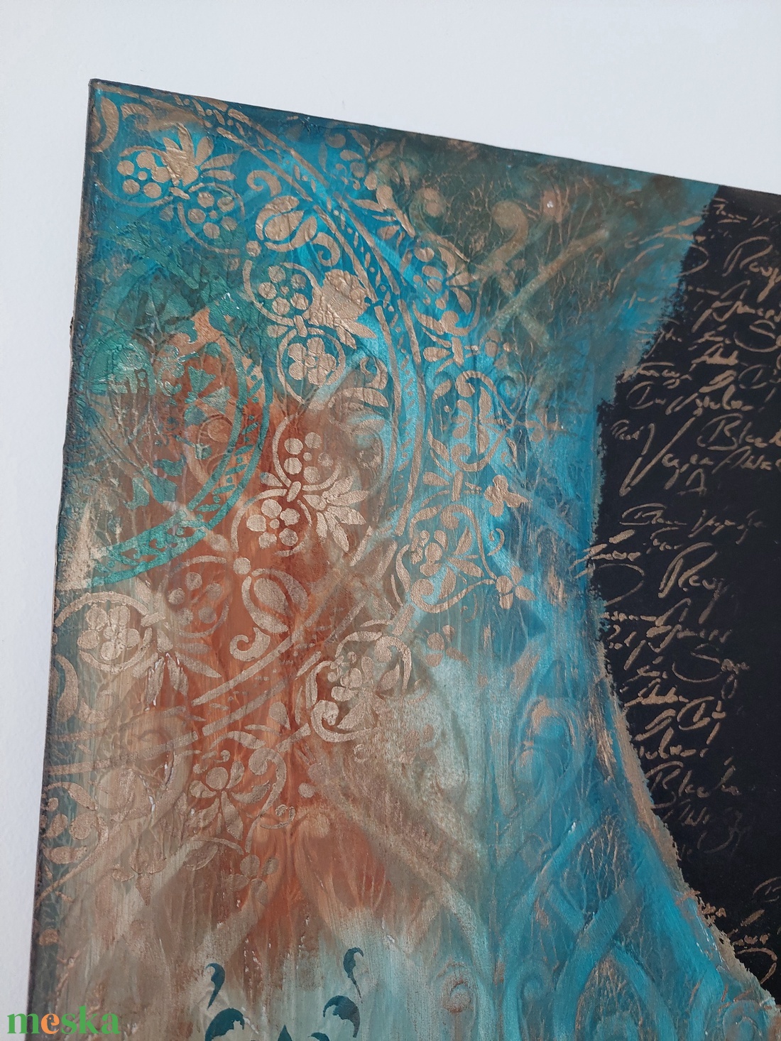 Fali kép - művészet - festmény - festmény vegyes technika - Meska.hu