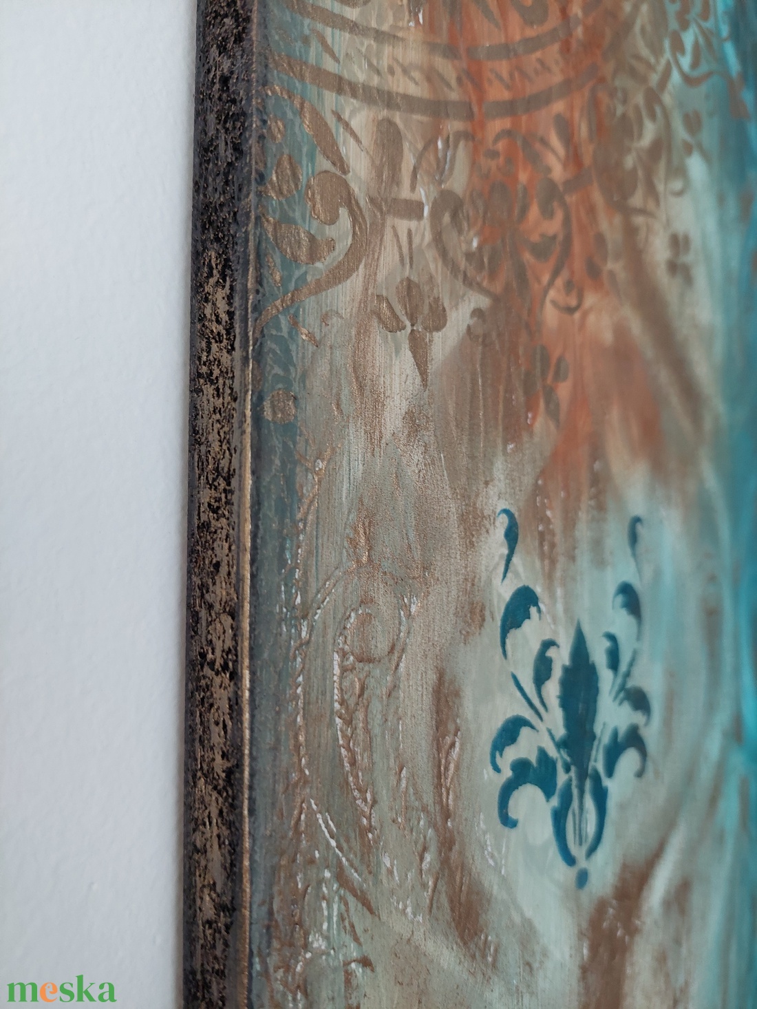 Fali kép - művészet - festmény - festmény vegyes technika - Meska.hu