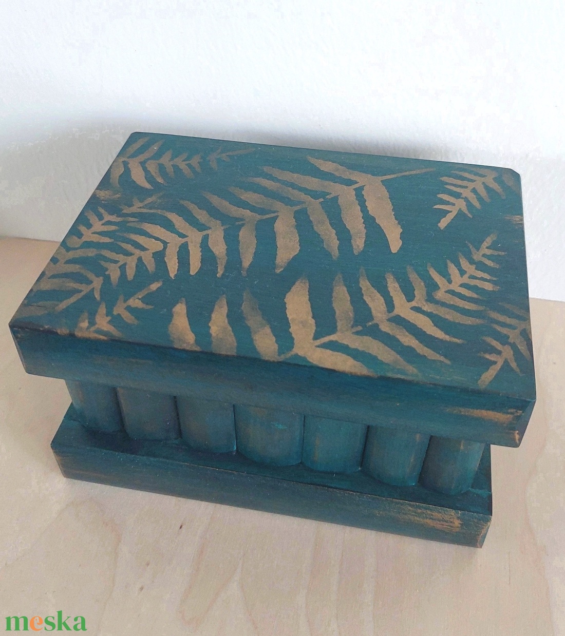 Puzzle doboz/ titkos doboz - óceánkék bronz botanika- nagyobb méret - ékszer - ékszertartó - ékszerdoboz - Meska.hu Puzzle doboz/ titkos doboz - óceánkék bronz botanika- nagyobb méret - ékszer - ékszertartó - ékszerdoboz - Meska.hu