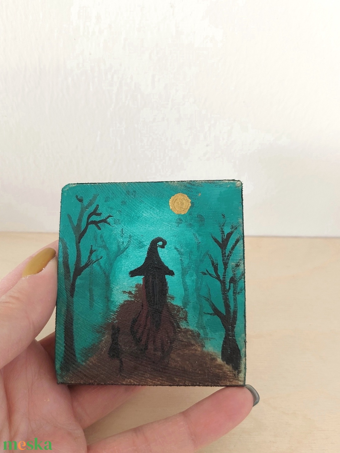 Boszorkány találkozó-mini fali kép - otthon & életmód - dekoráció - fali és függő dekoráció - falra akasztható dekor - Meska.hu