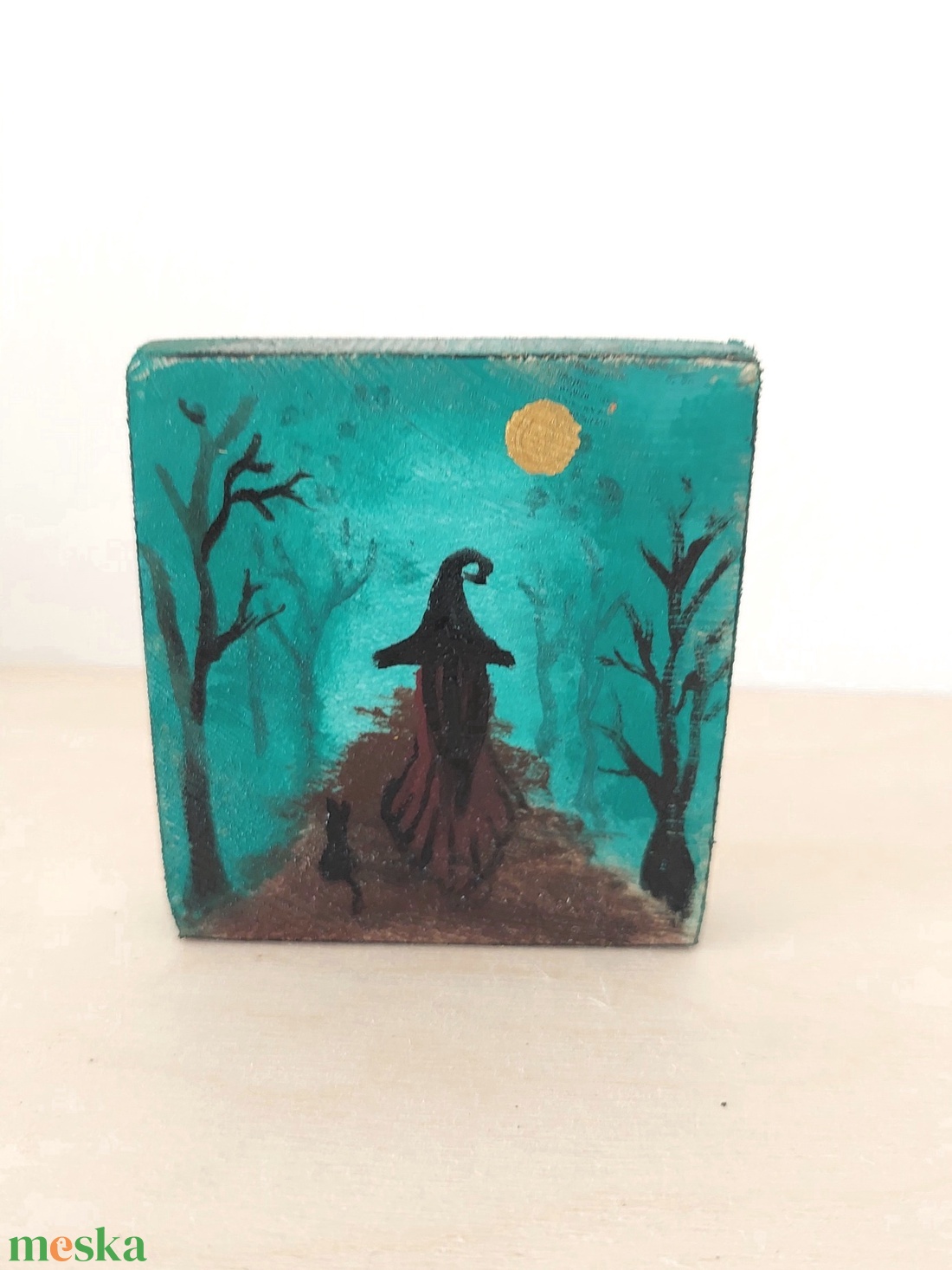 Boszorkány találkozó-mini fali kép - otthon & életmód - dekoráció - fali és függő dekoráció - falra akasztható dekor - Meska.hu