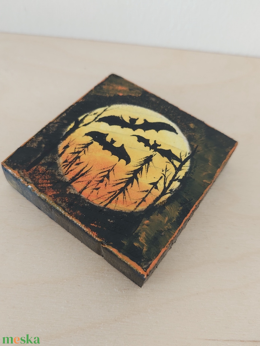 Halloween -mini fali kép - otthon & életmód - dekoráció - fali és függő dekoráció - falra akasztható dekor - Meska.hu