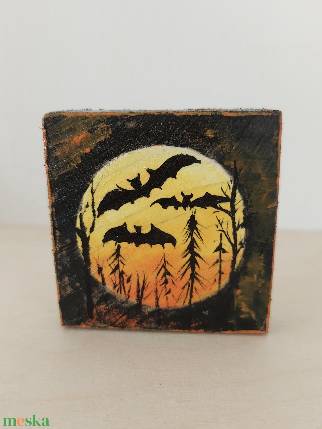 Halloween -mini fali kép - otthon & életmód - dekoráció - fali és függő dekoráció - falra akasztható dekor - Meska.hu