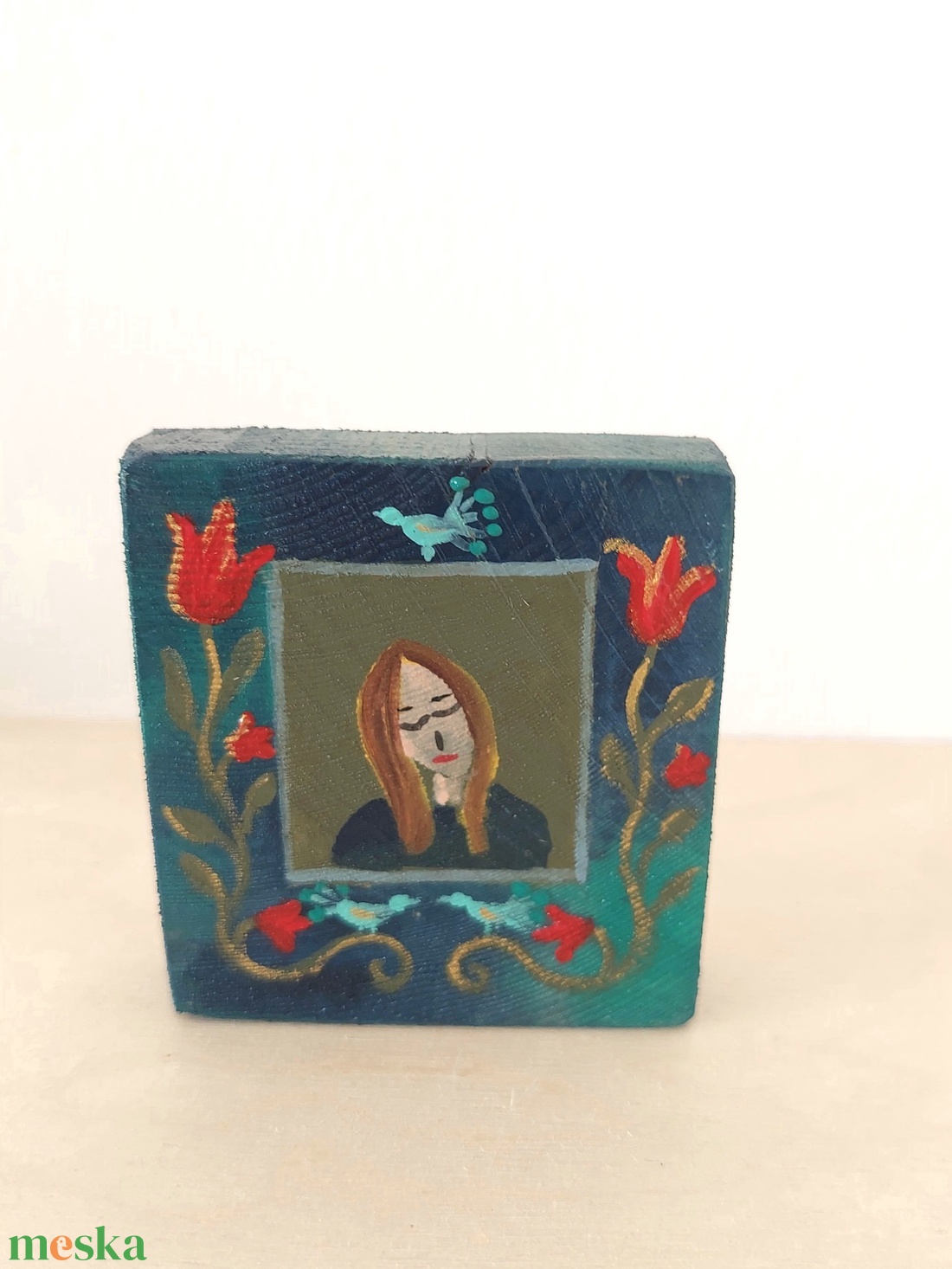 Szerelmi bánat-mini fali kép - otthon & életmód - dekoráció - fali és függő dekoráció - falra akasztható dekor - Meska.hu