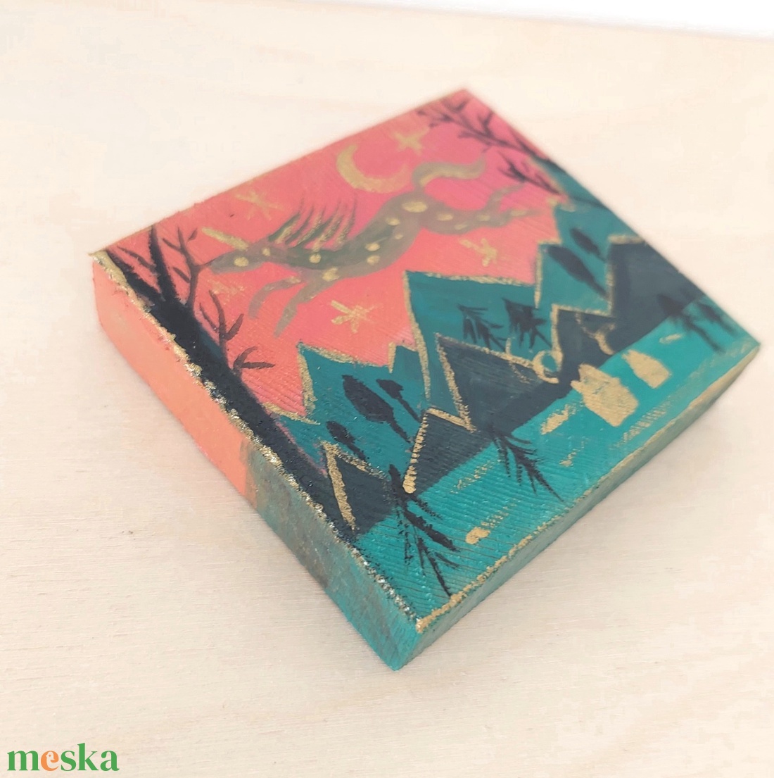 Unikornis -mini fali kép - otthon & életmód - dekoráció - fali és függő dekoráció - falra akasztható dekor - Meska.hu