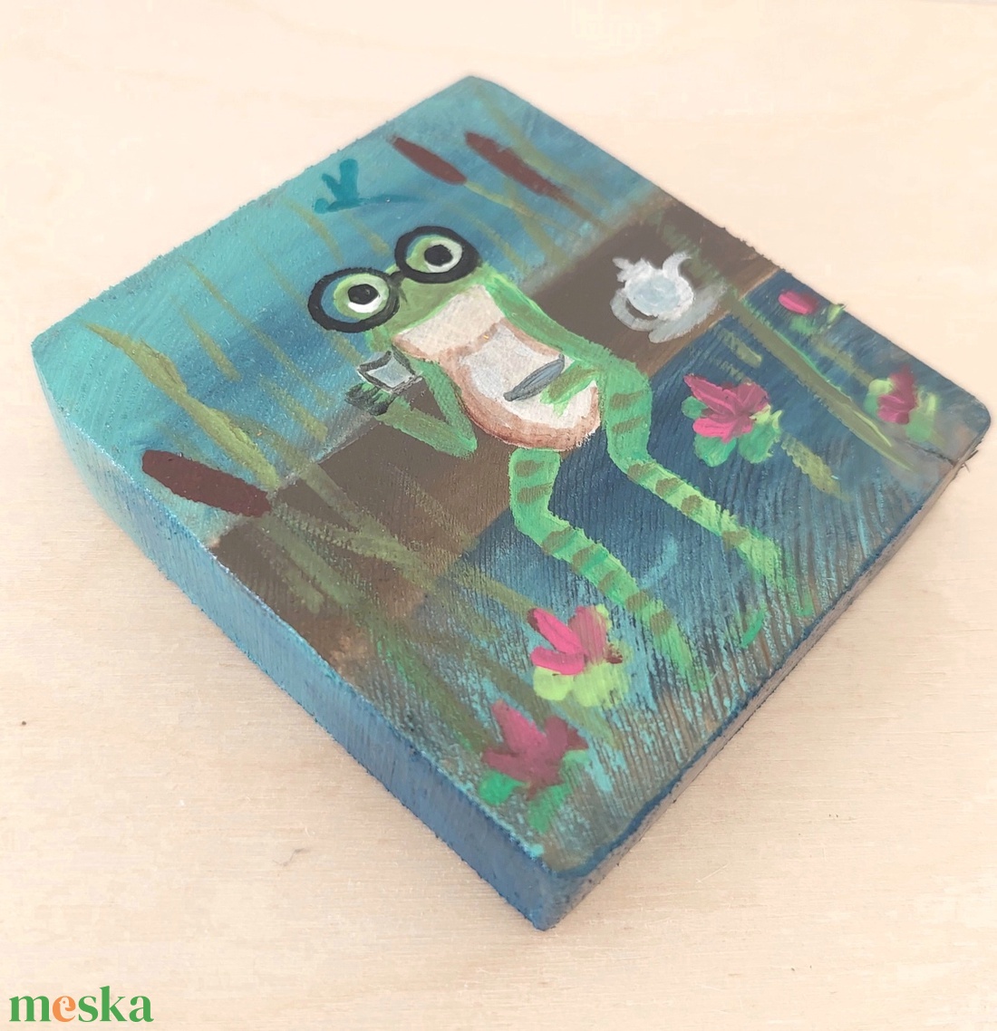 Tea szünet-mini fali kép - otthon & életmód - dekoráció - fali és függő dekoráció - falra akasztható dekor - Meska.hu