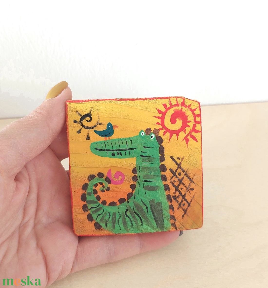 Kroki-mini fali kép - otthon & életmód - dekoráció - fali és függő dekoráció - falra akasztható dekor - Meska.hu