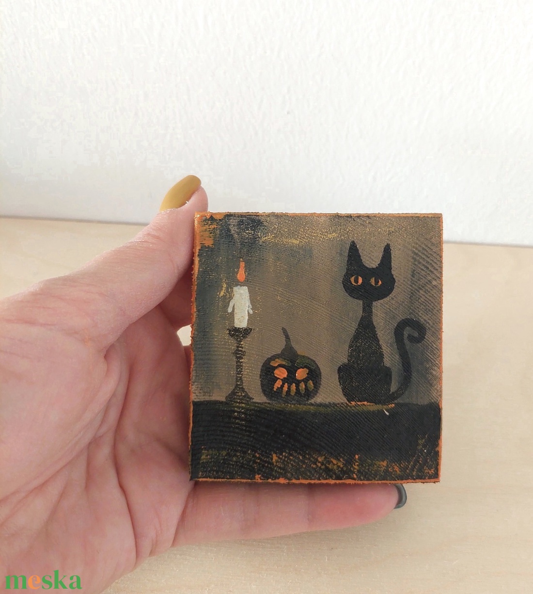 Halloween-mini fali kép - otthon & életmód - dekoráció - fali és függő dekoráció - falra akasztható dekor - Meska.hu Halloween-mini fali kép - otthon & életmód - dekoráció - fali és függő dekoráció - falra akasztható dekor - Meska.hu