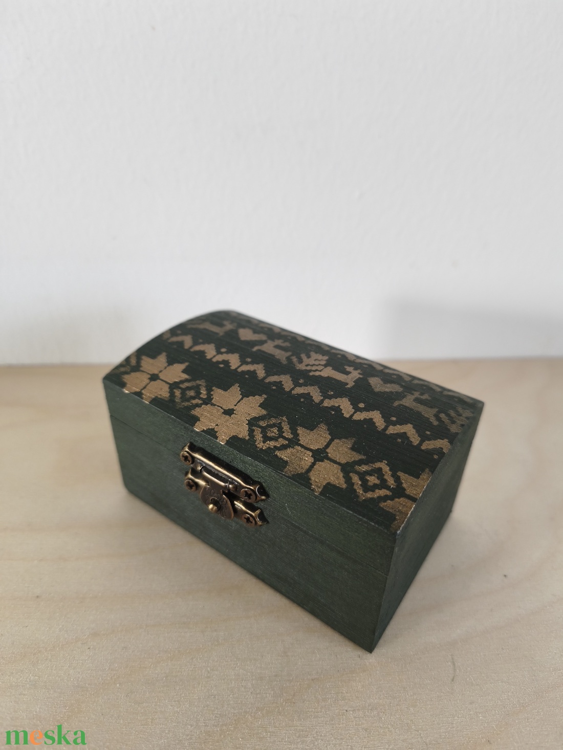 Karácsonyi ékszerdoboz- rénszervas - ékszer - ékszertartó - ékszerdoboz - Meska.hu