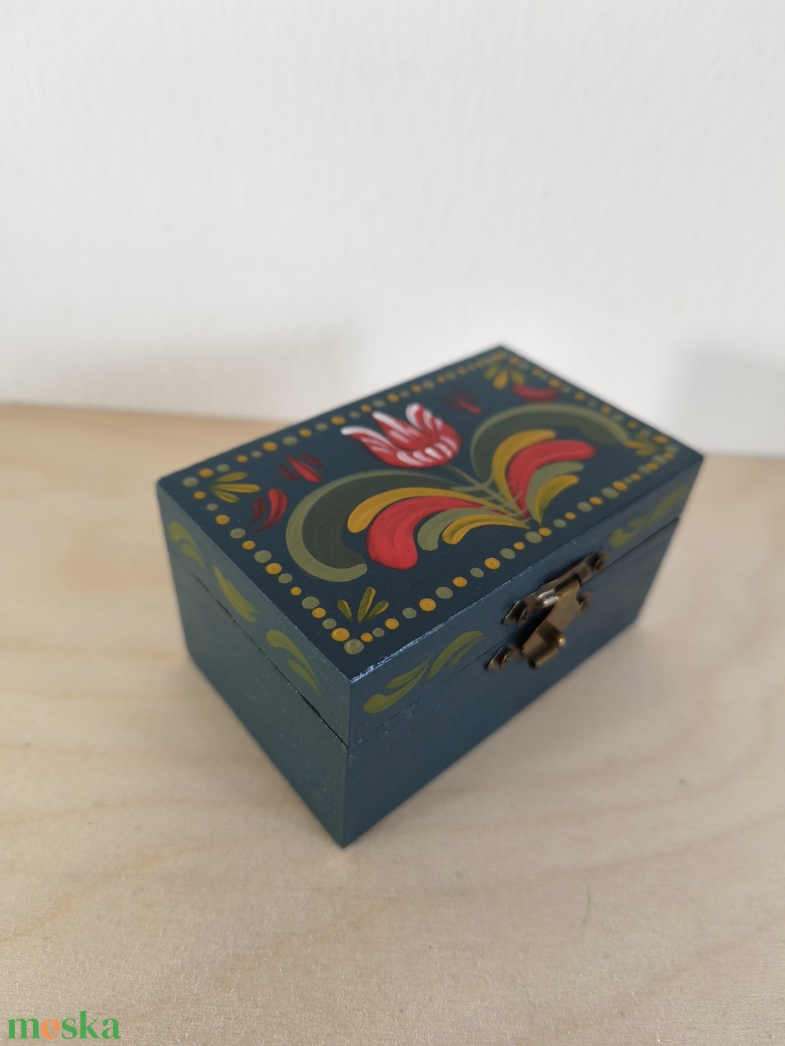 Zenedoboz- hartai népi mintával - otthon & életmód - dekoráció - asztal és polc dekoráció - zenedoboz - Meska.hu
